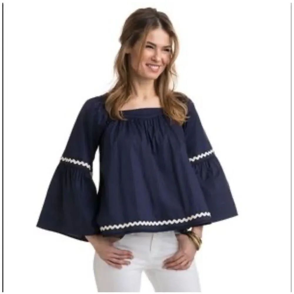VINEYARD VINES Bell Sleeve Top XL